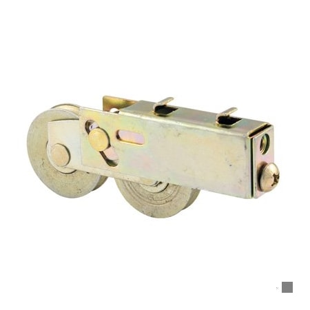 Prime-Line 1-1/2 in. Steel Ball Bearing Plain Back Sliding Door Tandem Roller Assembly for Smith and Carry D 1736